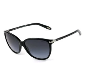 Polo Ralph Lauren RA5160 - Óculos de Sol 501/11 Preto e Prata/cinza Degradê Lentes 57mm