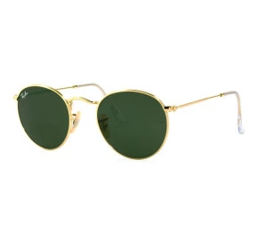 Ray Ban Round Metal RB3447L Dourado/G15 001 50mm - Óculos de Sol
