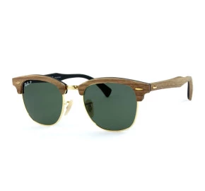Ray-Ban Clubmaster Wood RB3016-M 1181/58 51 - Óculos de Sol
