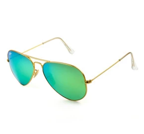 Ray Ban Aviador RB3025 - Dourado/Verde Espelhado 112/19 62mm - Óculos de Sol