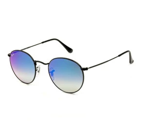 Óculos Ray-Ban Round Metal RB3447 002/4O 53 - Sol