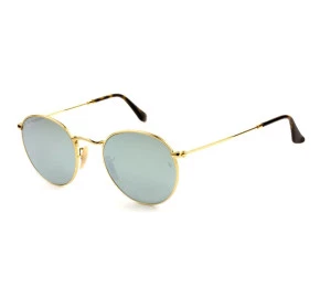 Óculos Ray Ban Round RB3447-NL 001/30 50 - Sol.