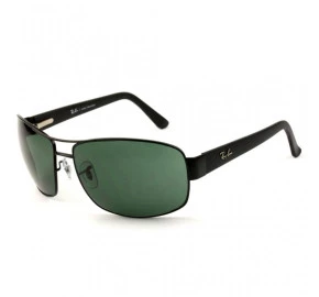 Ray Ban RB3503L - Preto Fosco/G15 006/71 66mm - Óculos de Sol