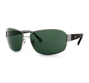 Ray Ban RB3503L - Prata/G15 029/71 66mm - Óculos de Sol
