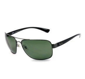 Ray Ban RB3503L - Prata/G15 Polarizado 041/9A 66mm - Óculos de Sol