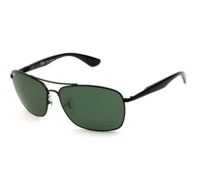 Ray Ban RB3531L - Preto/G15 006/71 64mm - Óculos de Sol