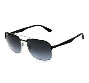Ray Ban RB3570 - Preto/Cinza Degradê 9004/8G 58mm - Óculos de Sol