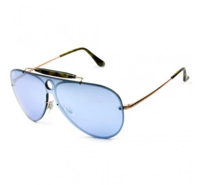 Ray Ban Blaze Shooter RB3581-N - Bronze/Azul Espelhado 9035/1U 32mm - Óculos de Sol