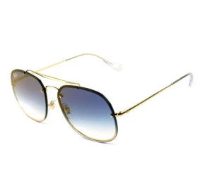 Ray Ban Blaze General RB3583-N Dourado/Azul Degrade 001/X0 58mm - Óculos de Sol