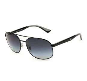 Ray Ban RB3593 - Preto/Cinza Degradê 002/8G 58mm - Óculos de Sol