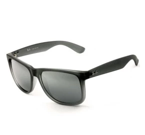 Ray Ban Justin RB4165L - Cinza Degradê 852/88 57mm - Óculos de Sol