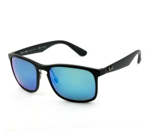 Ray Ban Chromance RB4264 Preto Fosco/ Azul Espelhado Polarizado 601-S/A1 58mm - Óculos de Sol