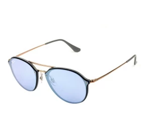 Ray Ban Blaze RB4292-N - Dourado/Azul Espelhado 6326/1U 62mm - Óculos de Sol