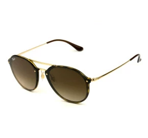 Ray Ban Blaze Double Bridge RB4292-N - Turtle/Marrom Degradê 710/13 62mm - Óculos de Sol
