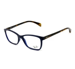Ray Ban RB7108L - Óculos de Grau 5696 Azul/Turtle Lentes 53mm