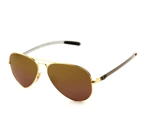 Óculos Ray Ban Chromance Polarizado RB8317 001/6B 58 - Sol
