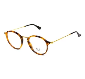 Ray Ban Round Fleck RB2447-V  Havana 5494 49mm - Óculos de Grau