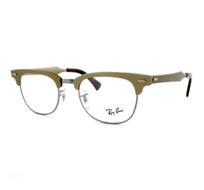 Ray-Ban Clubmaster Aluminum RX6295 2807 51 - Óculos de Grau