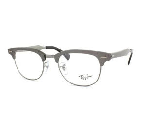 Ray-Ban Clubmaster Aluminum RX6295 2808 51 - Óculos de Grau