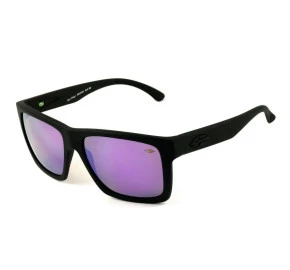 Mormaii San Diego M0009 - Preto Fosco/Roxo Espelhado A1492 56 - Óculos de Sol