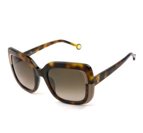 Carolina Herrera SHE 786 - Óculos de Sol Turtle 0752 Lentes 53mm