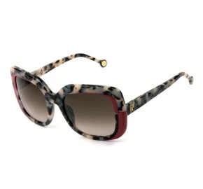 Carolina Herrera SHE 786 - Óculos de Sol Turtle 09BB Lentes 53mm