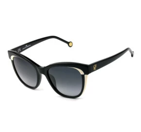 Carolina Herrera SHE 787 - Óculos de Sol Preto 0700 Lentes 52mm