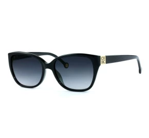 Carolina Herrera SHE566 - Preto/Cinza Degradê 0700 56mm - Óculos de Sol