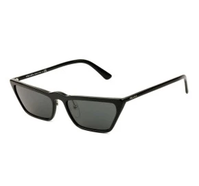 Óculos Prada Gatinho SPR 19U - Preto/G15 1AB-5S0 58mm - Óculos de Sol