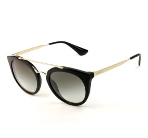 Óculos Prada Cinema SPR 23S - Preto/Cinza Degradê 1AB-0A7 52mm - Óculos de Sol
