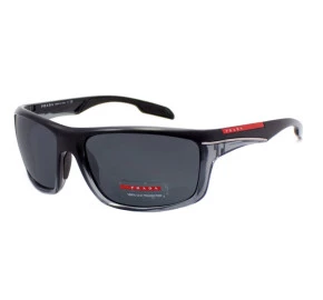 Prada Linea Rossa Eyewear SPS 01N Translucido/Fosco Lente Cinza