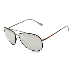 Prada SPS 55U - Grafite/Cinza Espelhado 6BJ-2B0 61mm - Óculos de Sol