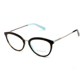 Tiffany & Co TF 2173 - Óculos de Grau Turtle/Azul 8134 Lentes 53MM