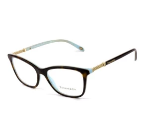 Tiffany & Co TF2116-B - Óculos de Grau 8134  Turtle e Dourado Lentes 53mm