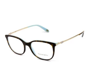 Tiffany & Co TF2149 - Óculos de Grau 8134  Turtle e Dourado Lentes 53mm
