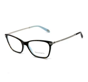 Tiffany & Co TF2158-B - Óculos de Grau 8134 Turtle/Azul Lentes 52mm