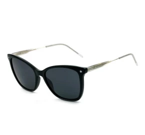 Tommy Hilfiger TH1647/S - Preto/Cinza 807IR 54mm - Óculos de Sol