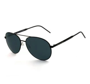 Tommy Hilfiger TH1653/S - Preto Fosco/Cinza 003IR 59mm - Óculos de Sol