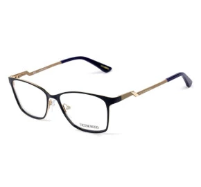 Victor Hugo VH 1260 - Óculos de Grau 0354 Azul e Bege Lentes 53mm