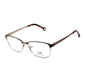 Carolina Herrera VHE 125 - Óculos de Grau 0E59 Vinho/Prata Lentes 54mm
