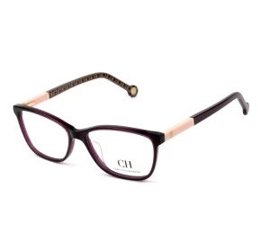 Carolina Herrera VHE 712 - Óculos de Grau 0V01 Vinho Lentes 52mm