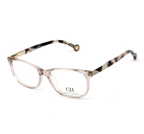 Carolina Herrera VHE 760 - Marrom Translúcido/Mesclado 0913 53mm - Óculos de Grau