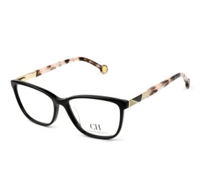 Óculos Carolina Herrera VHE 761 - Preto/Mesclado 700Y 53mm - Óculos de Grau
