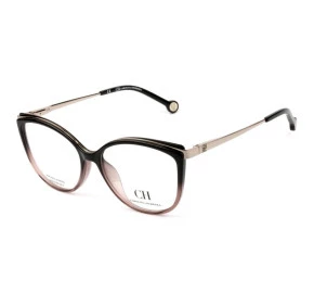 Carolina Herrera VHE 783 - Óculos de Grau 09D2 Marrom Degradê Lentes 53mm