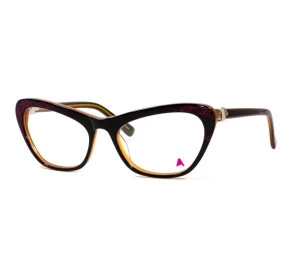 Óculos de Grau Absurda Vitacura - Preto / Rosa / Laranja - 2540 553 53