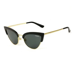 Vogue VO 5212-S - Preto/Dourado W44/87 55mm - Óculos de Sol