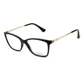 Vogue VO 5043-L - Preto/Dourado W44 54mm - Óculos de Grau