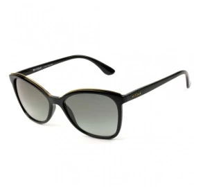 Vogue VO5159-SL - Preto/Cinza Degradê W44/11 58mm - Óculos de Sol