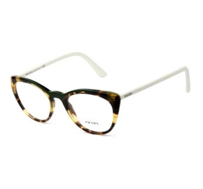 Prada VPR 07V - Turtle/Branco 321-1O1 51mm - Óculos de Grau