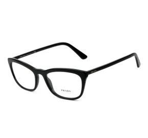 Prada VPR 10V - Preto 1AB-1O1 54mm - Óculos de Grau